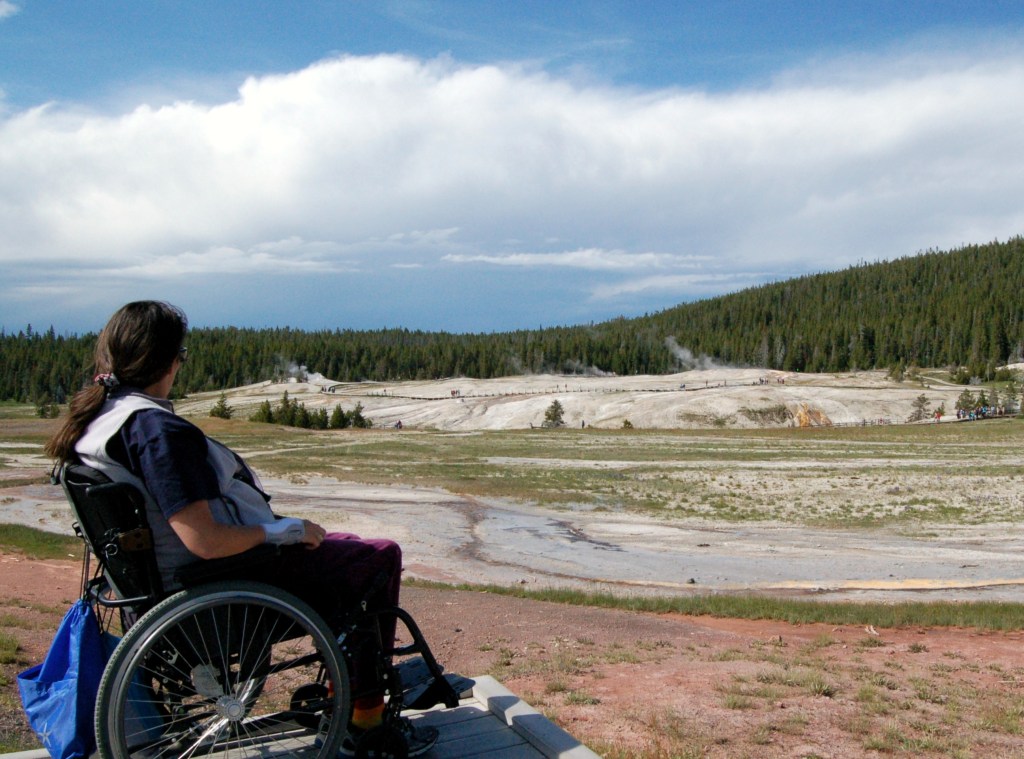 geyser in Yellowstone National Park