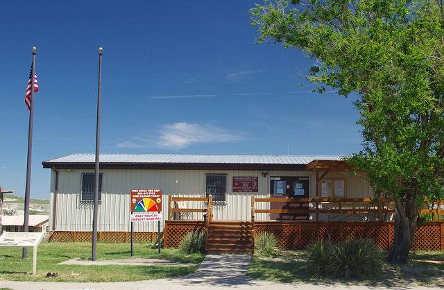 White River Visitors Center in Badlands National Park.